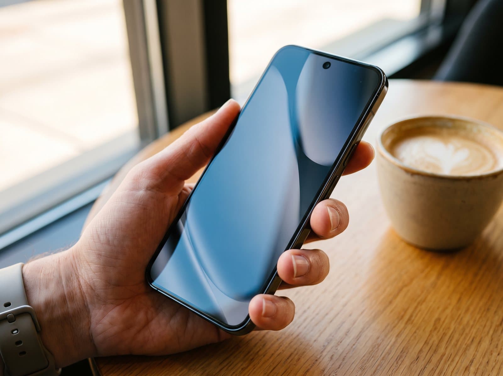 The Privacy Phone in someone's hand